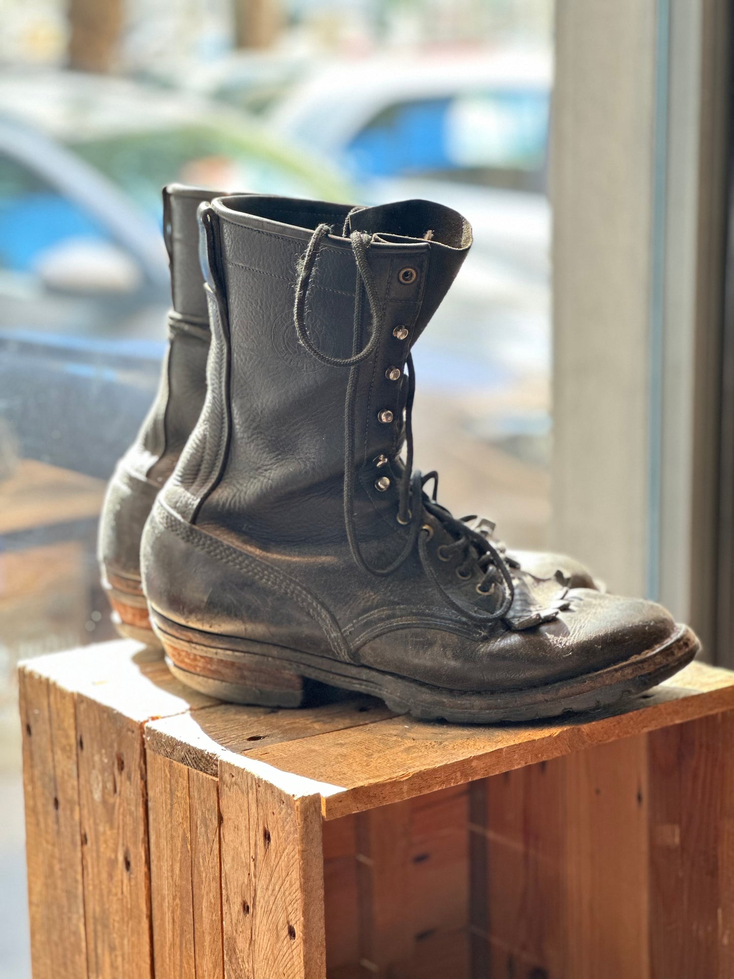 Firefighter Smoke Boots 10 | UNION FADE VINTAGE MILANO