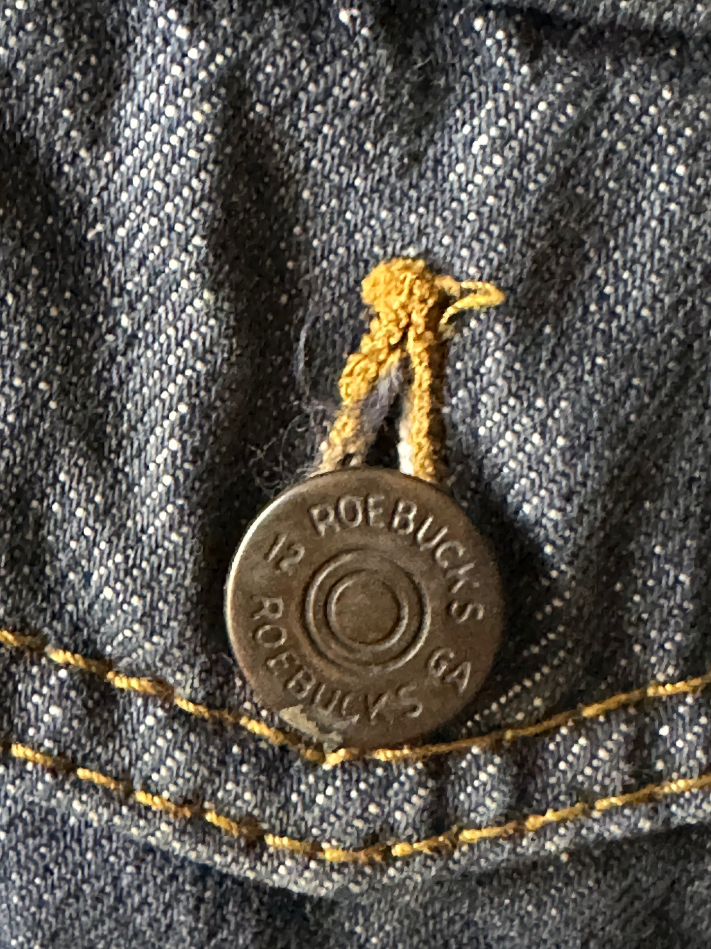 Roebucks sherpa denim jacket from 70s | UNION FADE VINTAGE STORE