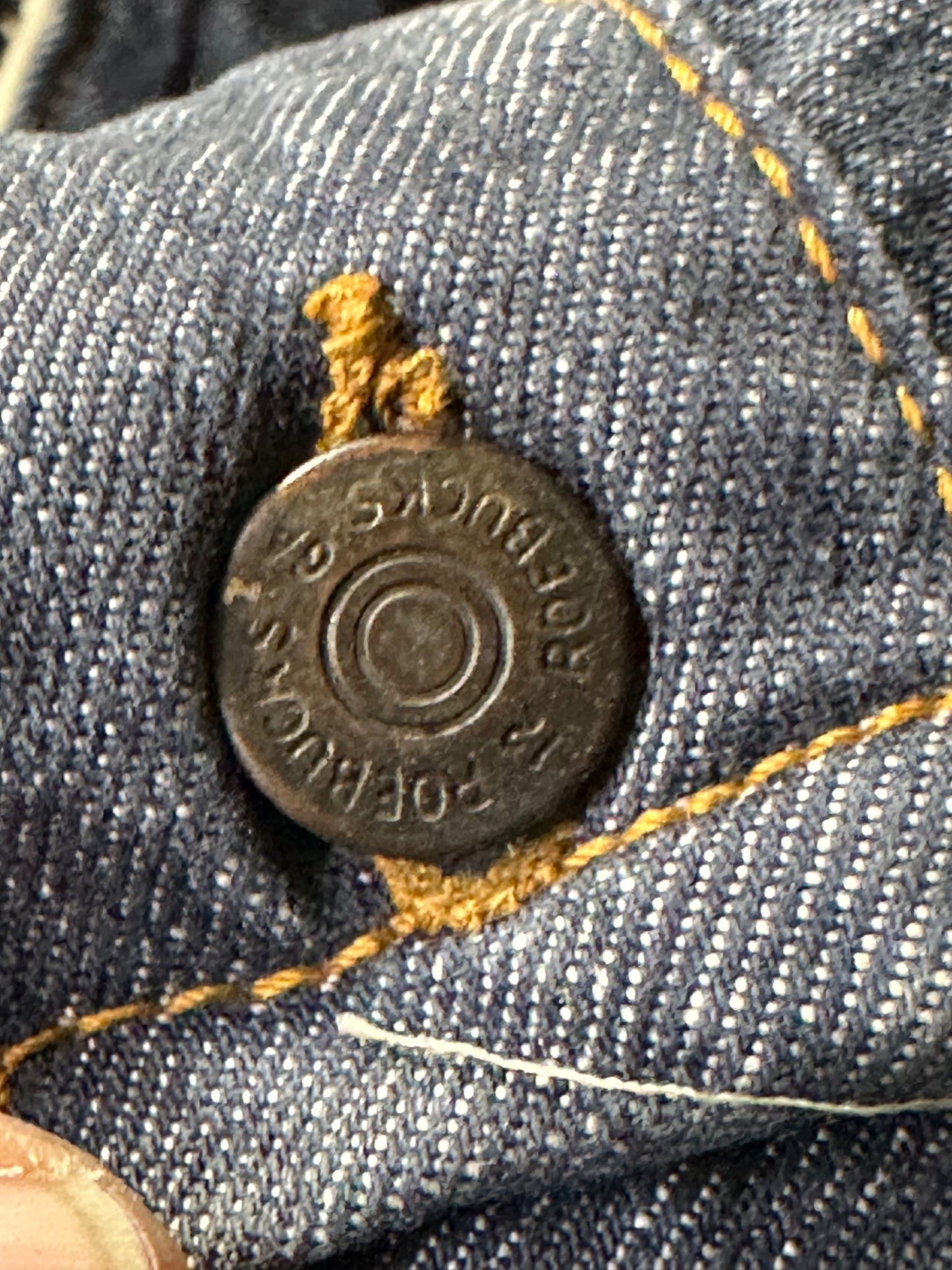 Roebucks sherpa denim jacket from 70s | UNION FADE VINTAGE STORE