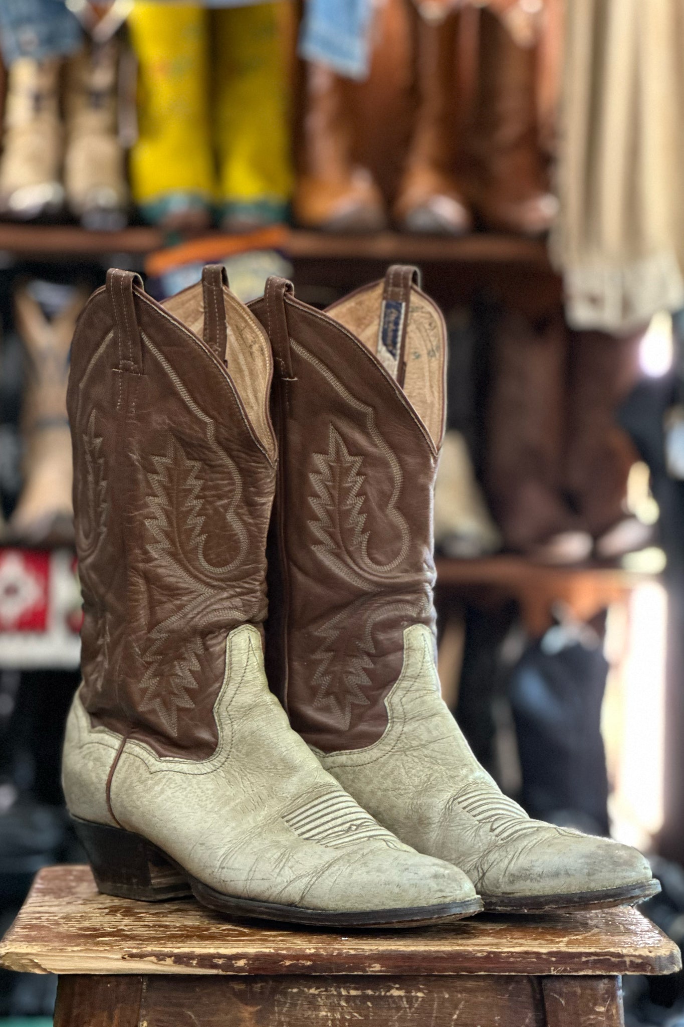 Cow Boy Boots made in Mexico by SANDERS | UNION FADE VINTAGE MILANO