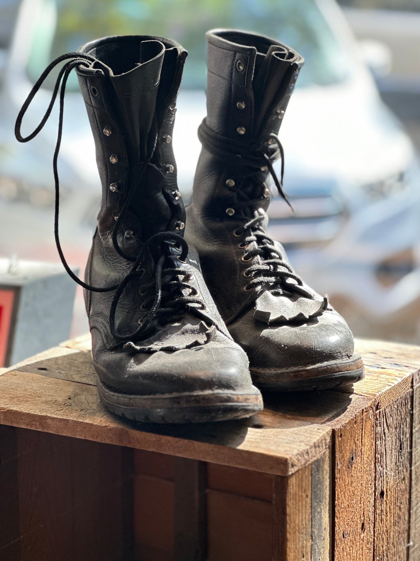 Firefighter Smoke Boots 10  | UNION FADE VINTAGE MILANO