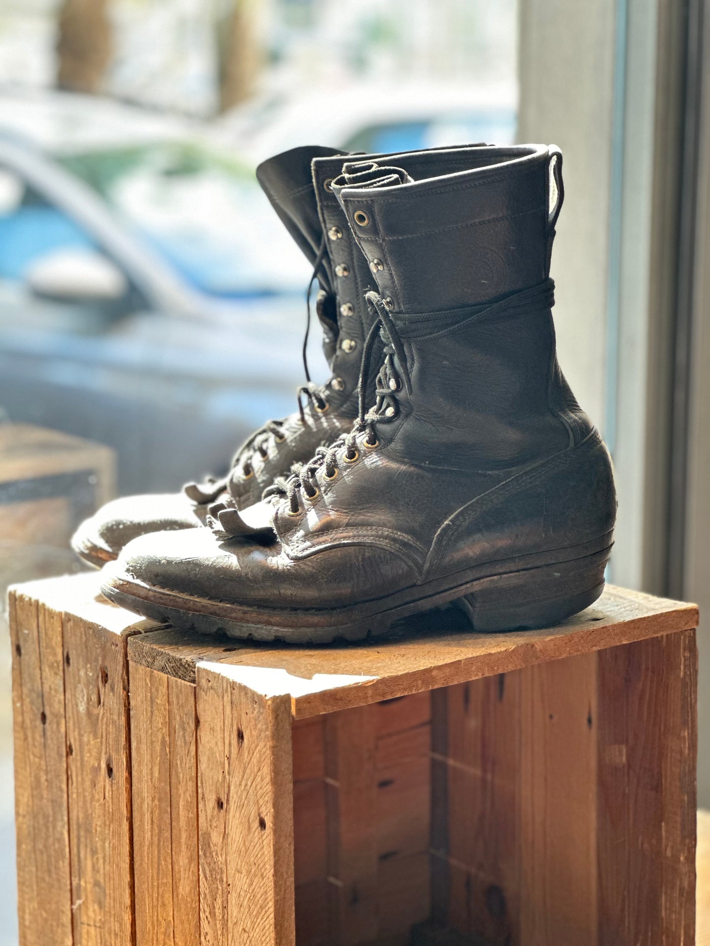 Firefighter Smoke Boots 10  | UNION FADE VINTAGE MILANO