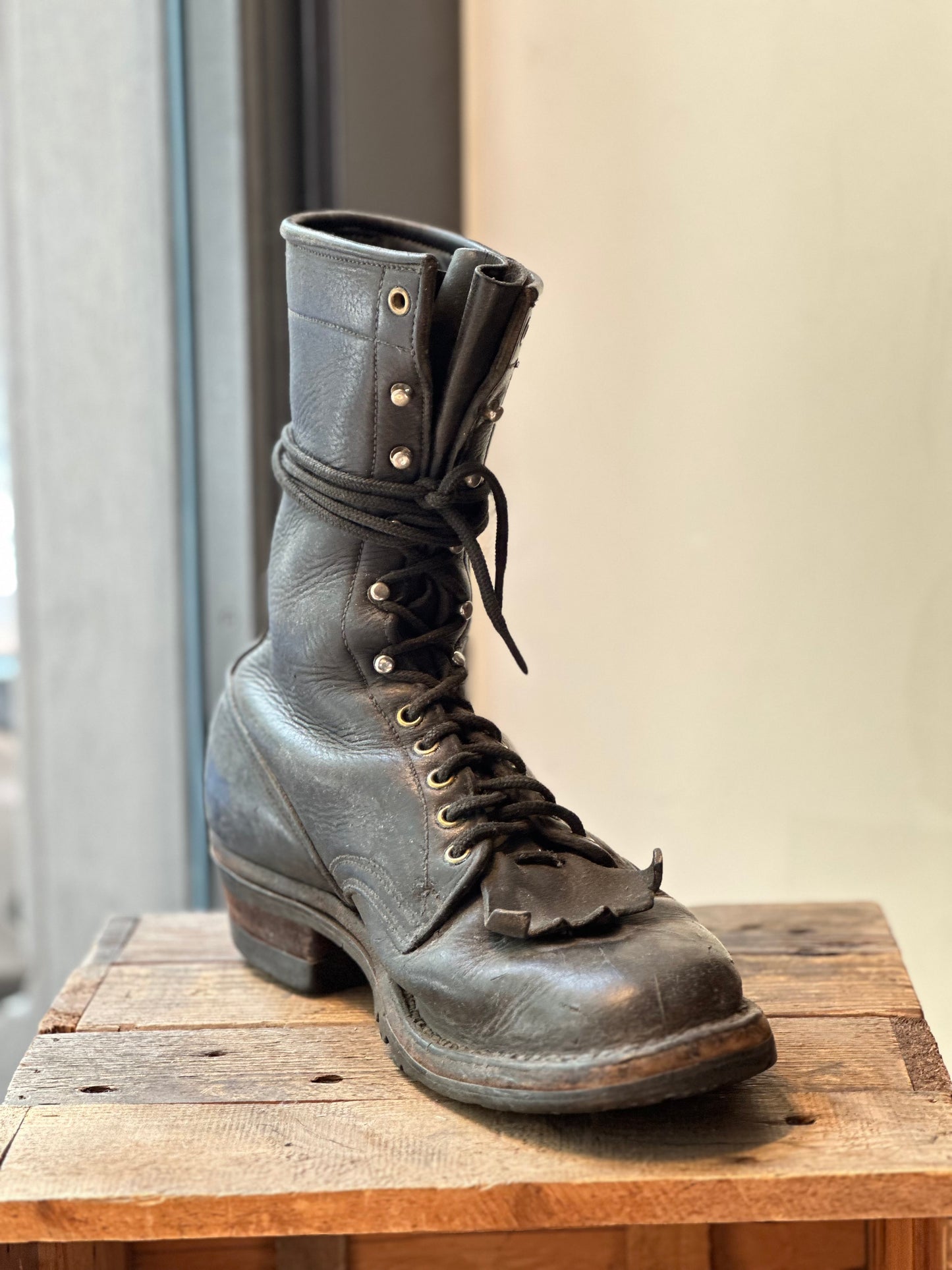 Firefighter Smoke Boots 10  | UNION FADE VINTAGE MILANO