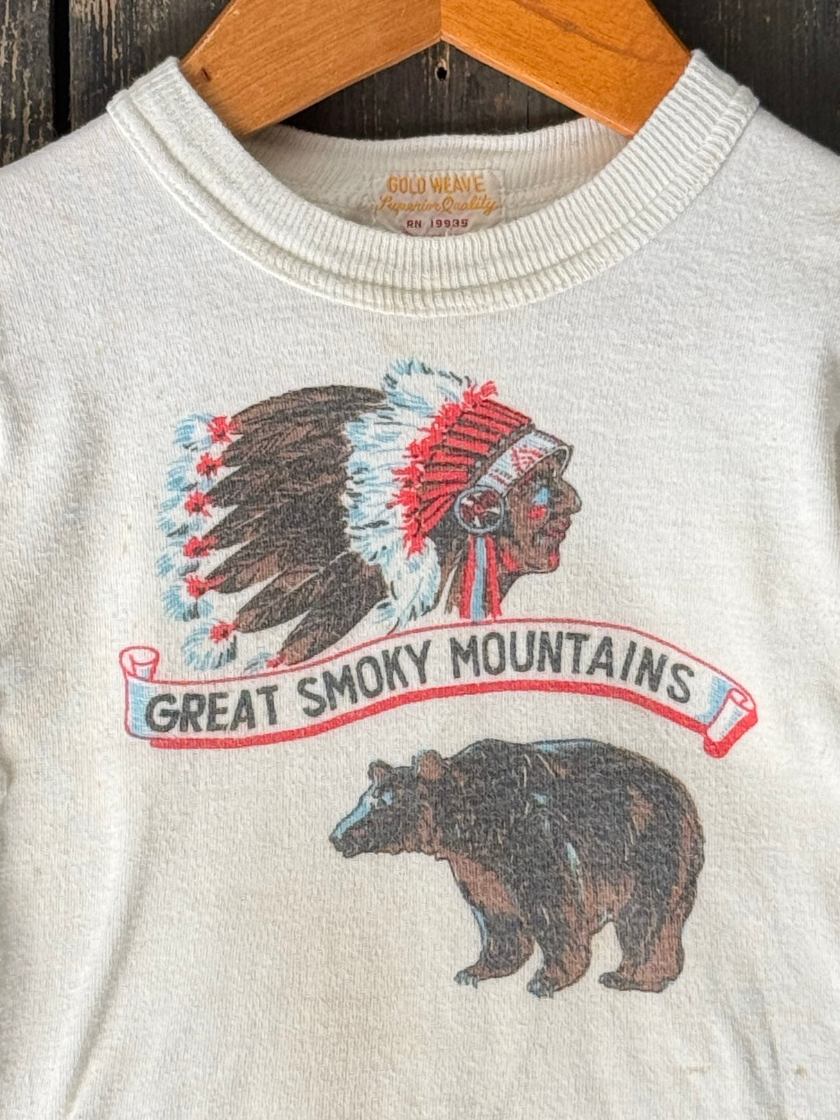 1950/60s Great Smoky Montains Souvenir Kids T-Shirt