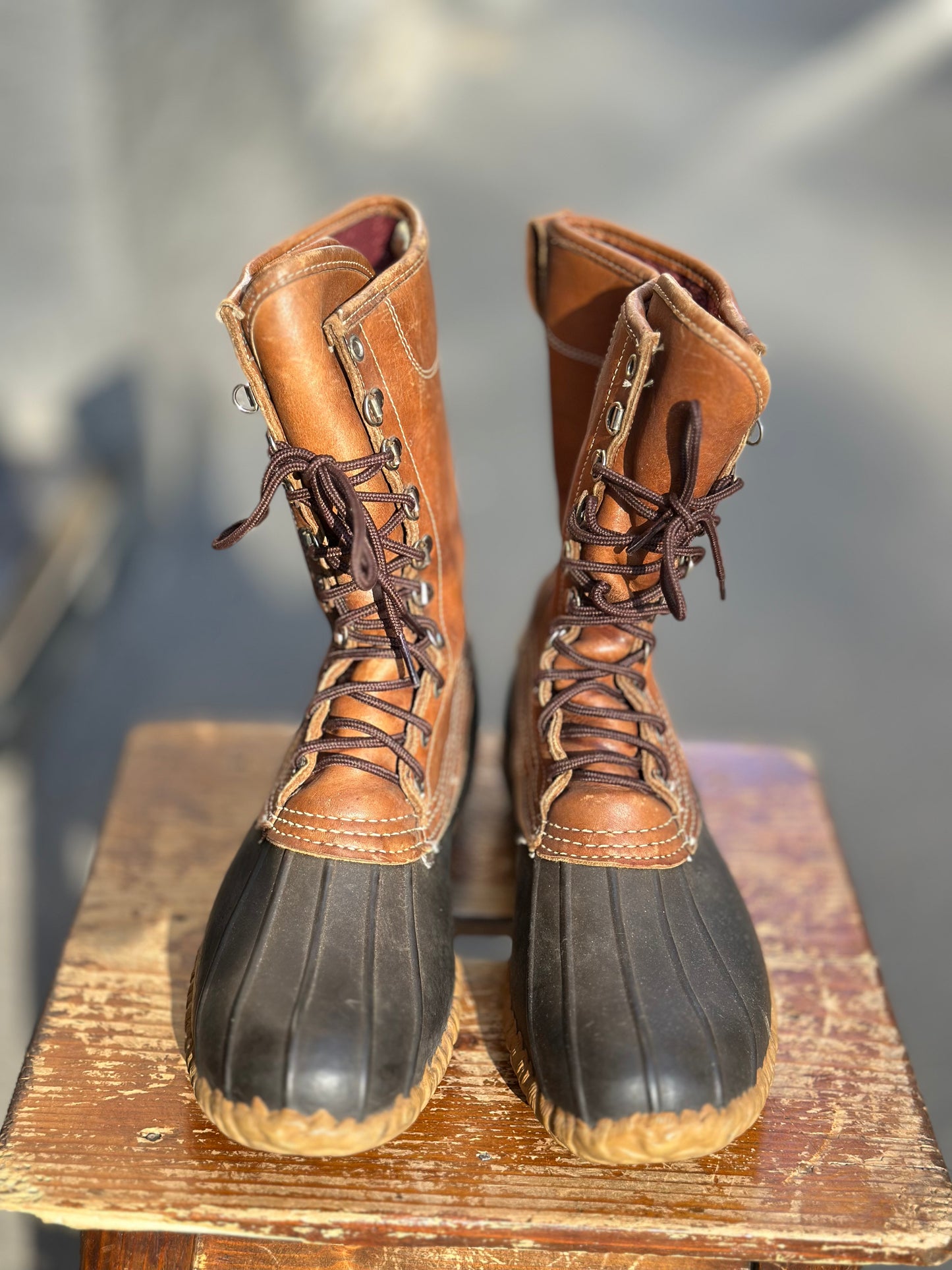 LL Bean duck boots