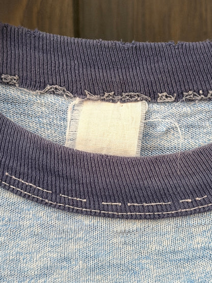 1970/80s Distressed Cross Country ringer T-shirt