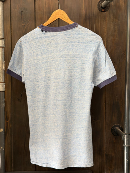 1970/80s Distressed Cross Country ringer T-shirt