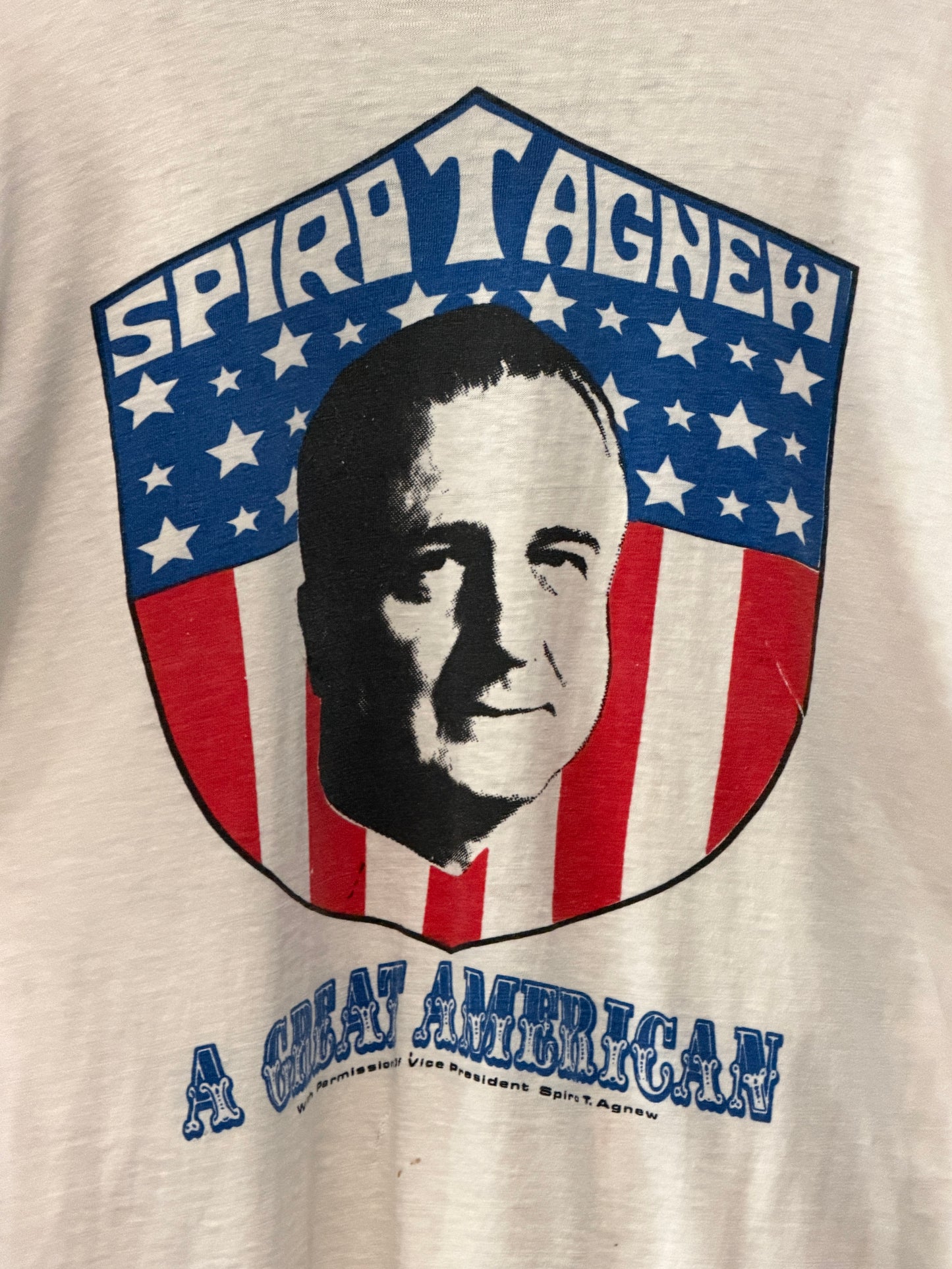 1970/80s Spiro Agnew Campaign ringer T-shirt