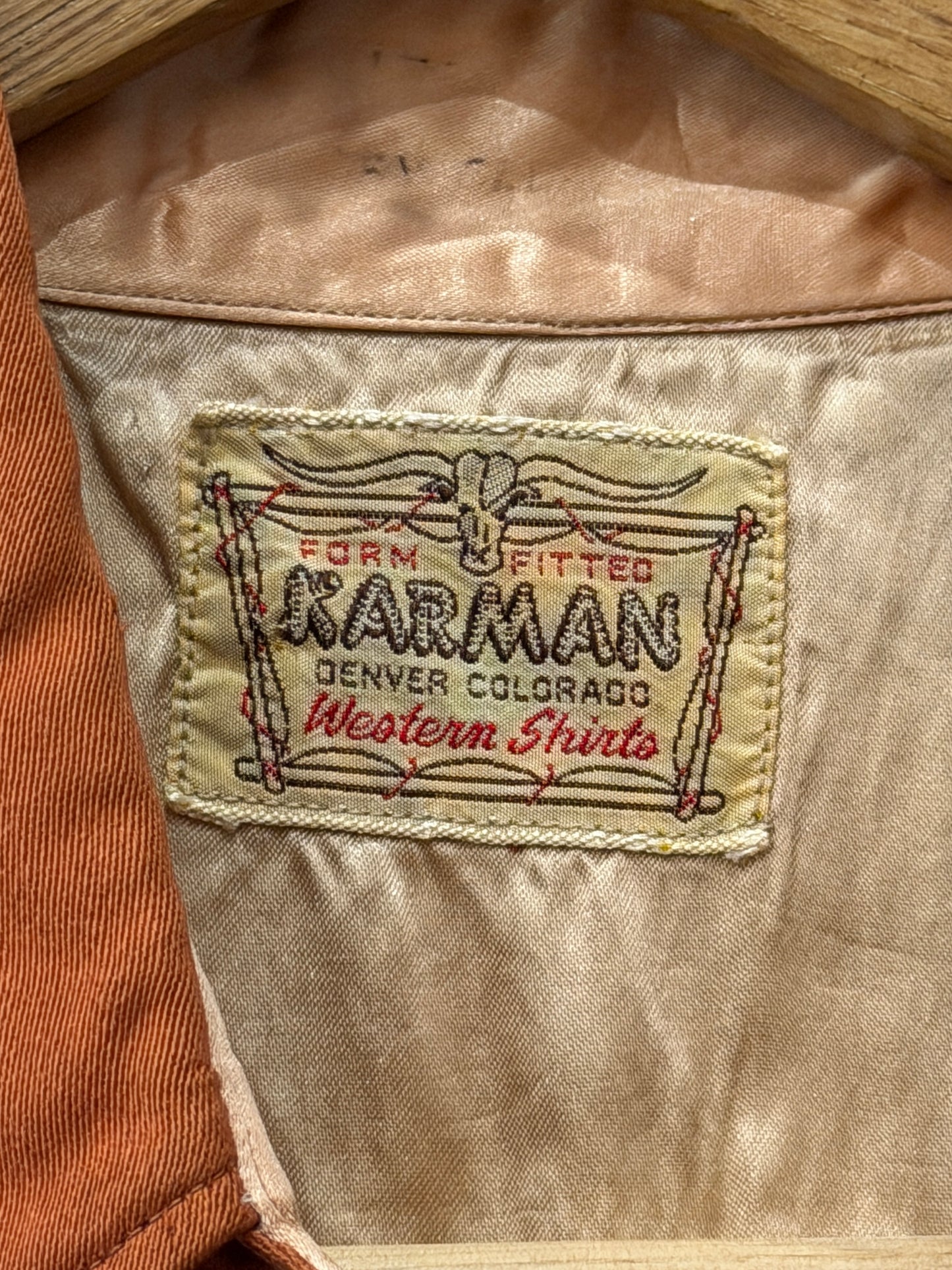 RARE Karman 1950 Western shirt