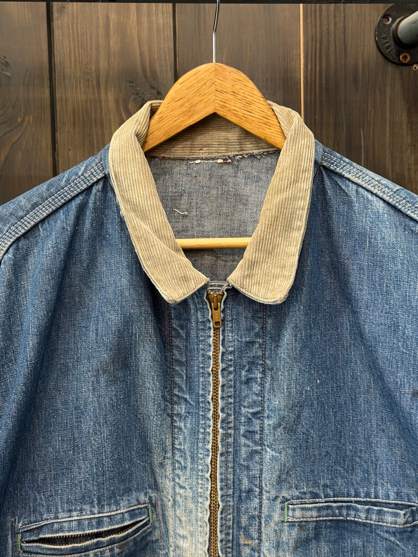 Faded & Distressed OSH KOSH 1950s Chore Coat