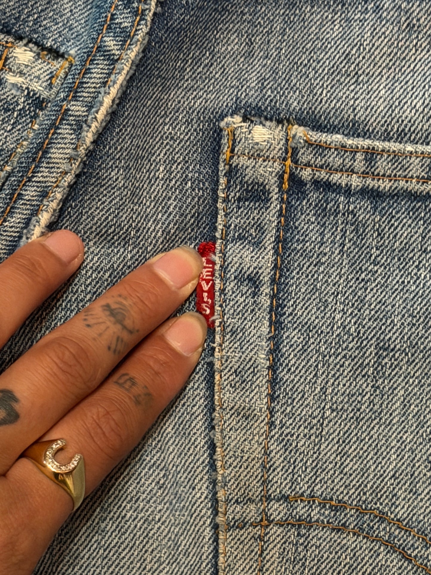 Levi's 505 Big E 1960s Vintage Denim Jeans
