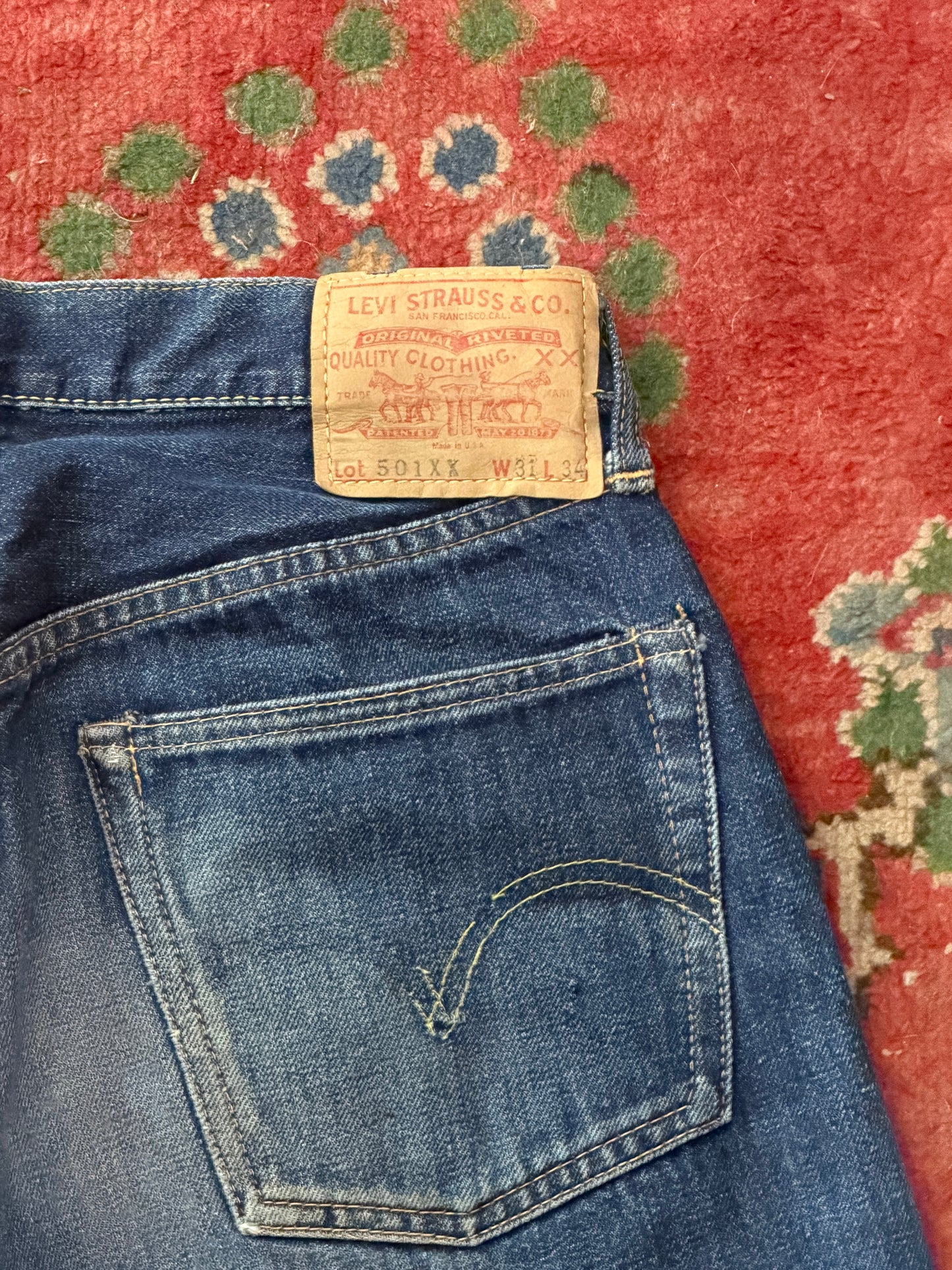 Levi's Denim model 501XX Big E 60s