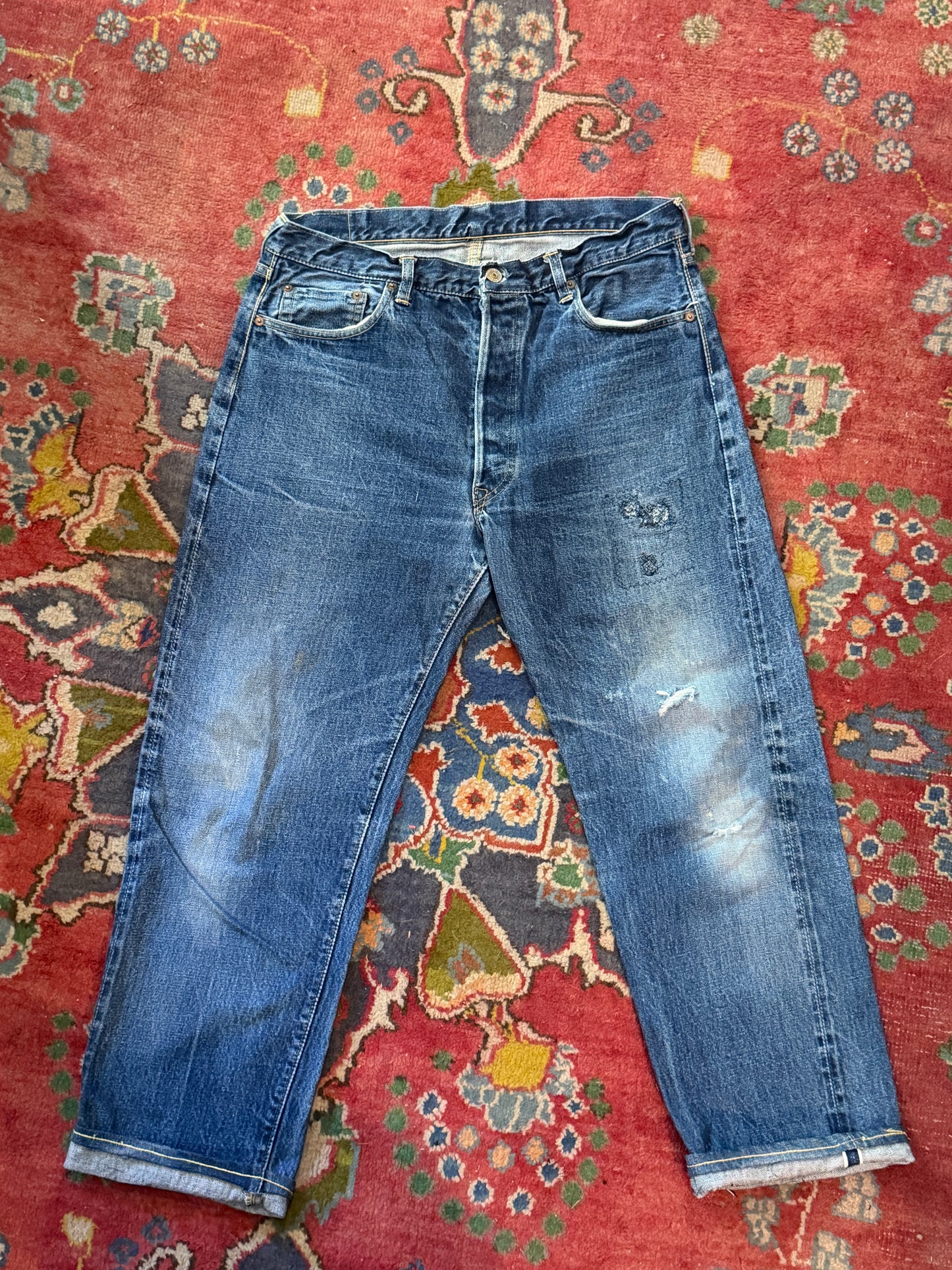 Levi's Denim model 501XX Big E 60s Hidden Rivets