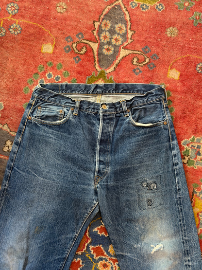 Levi's Denim model 501XX Big E 60s Hidden Rivets