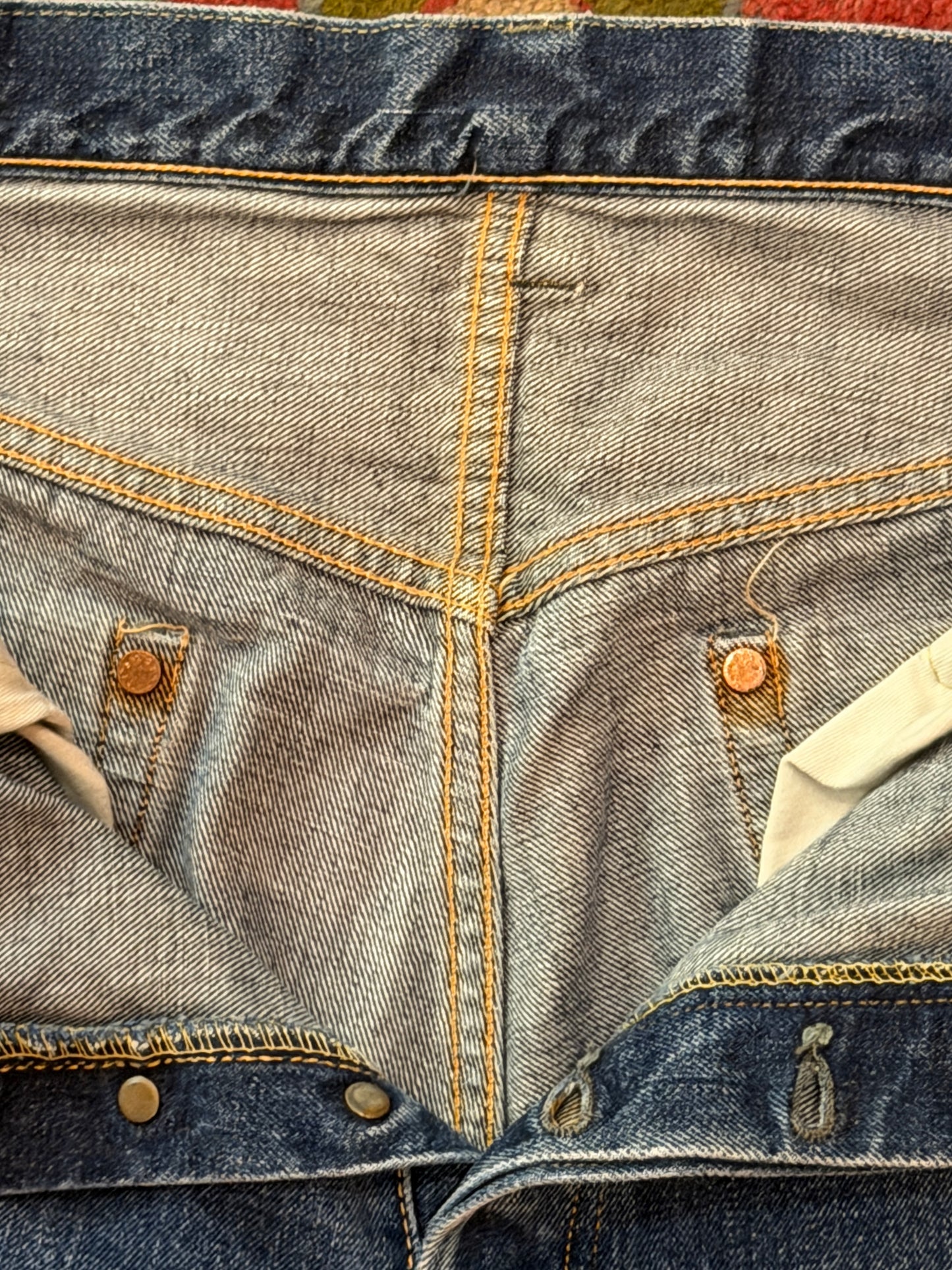 Levi's Denim model 501XX Big E 60s Hidden Rivets