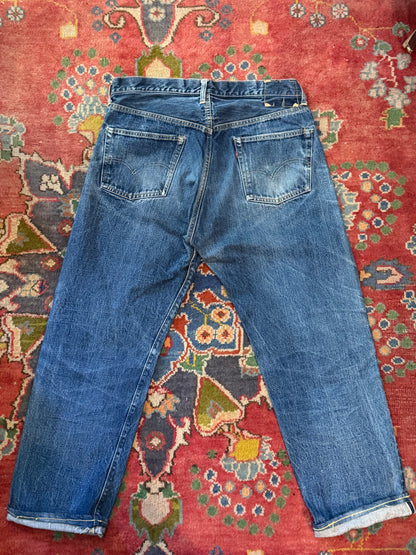 Levi's Denim model 501XX Big E 60s Hidden Rivets
