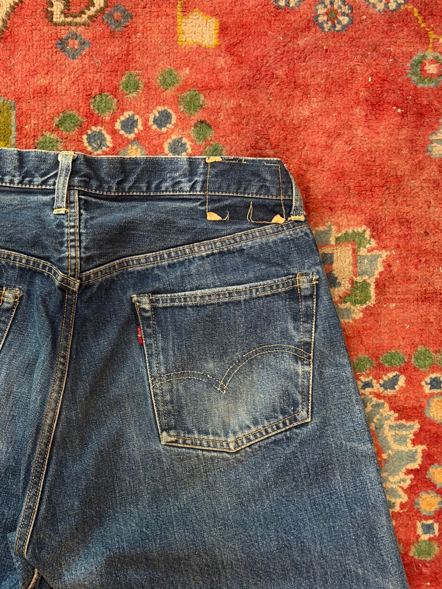 Levi's Denim model 501XX Big E 60s Hidden Rivets