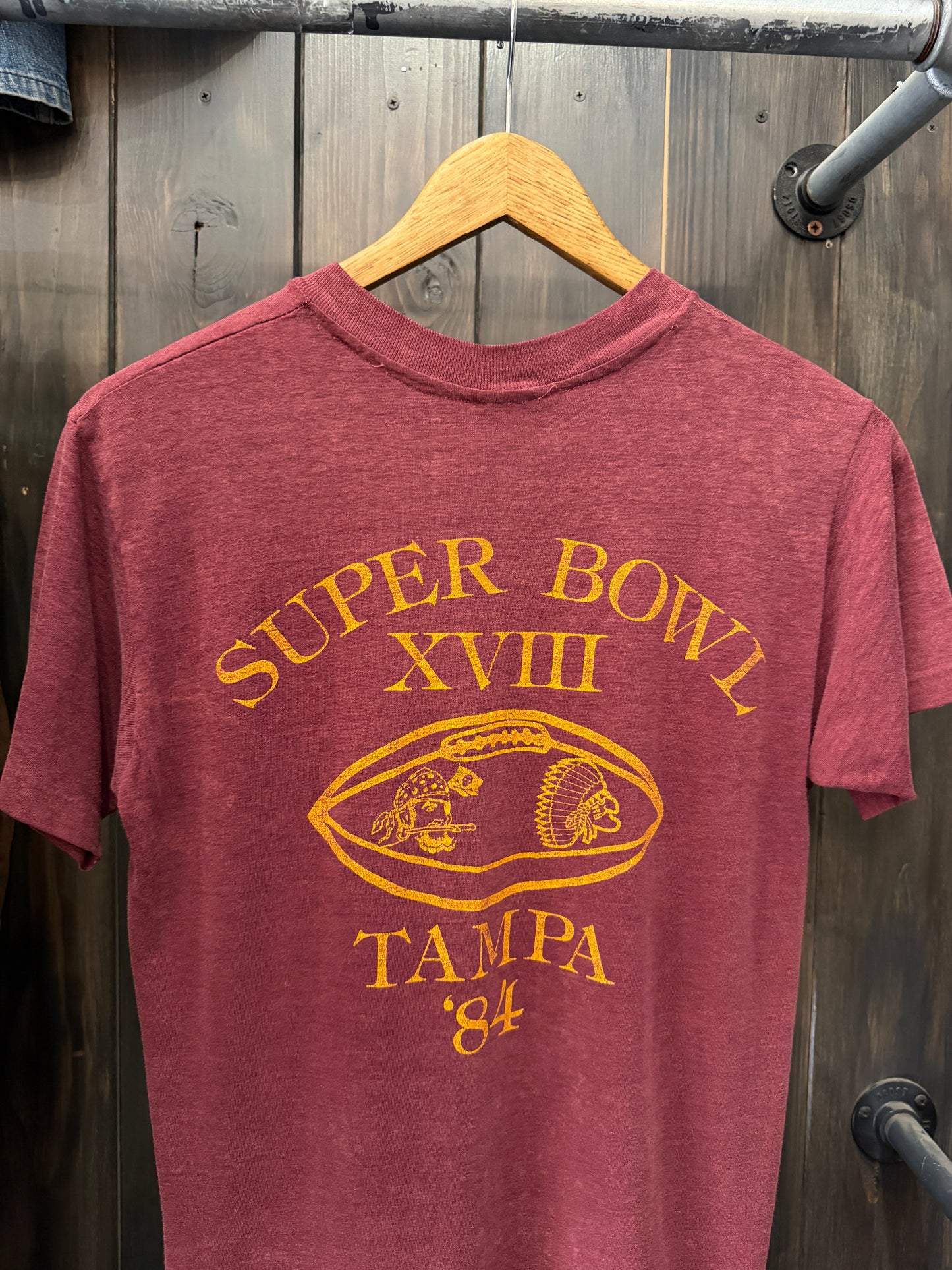1980s Super Bowl XVIII Tampa T-shirt