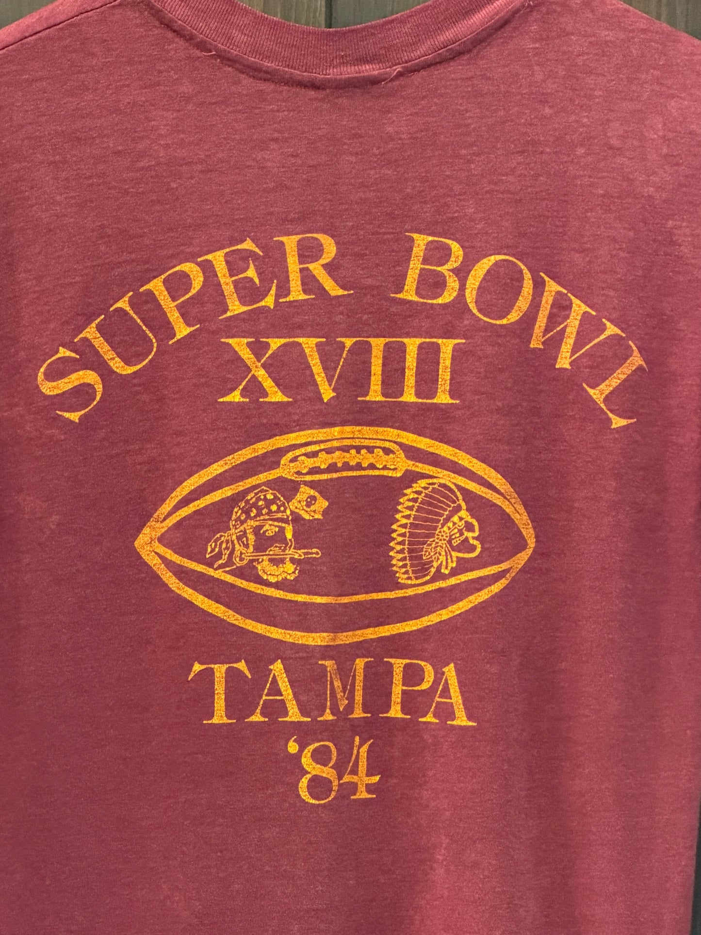 1980s Super Bowl XVIII Tampa T-shirt