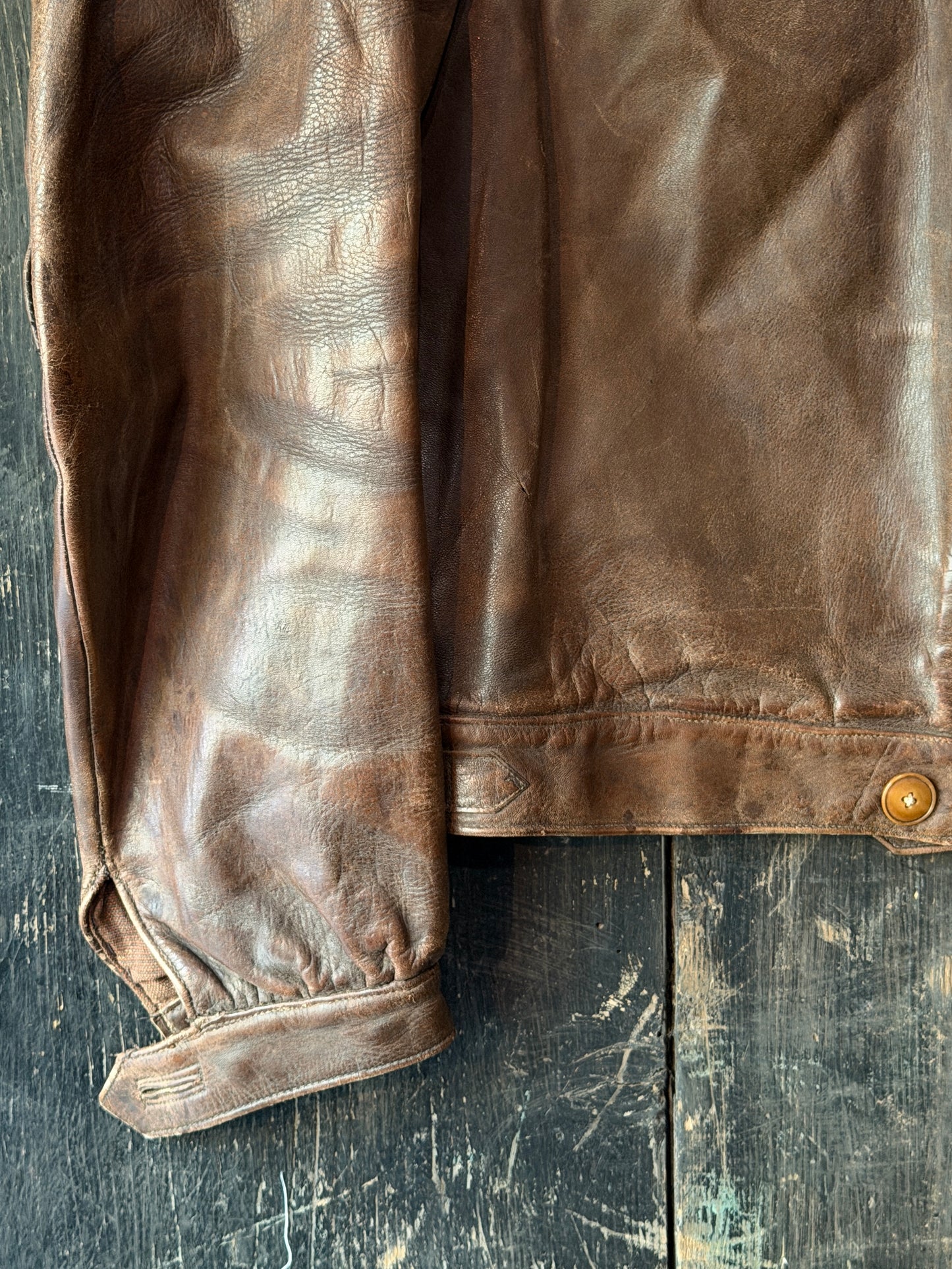 1960s German Leather Jacket