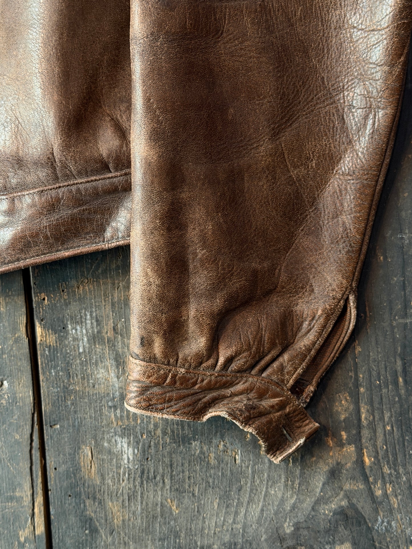 1960s German Leather Jacket