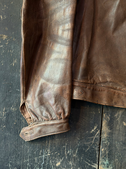 1960s German Leather Jacket