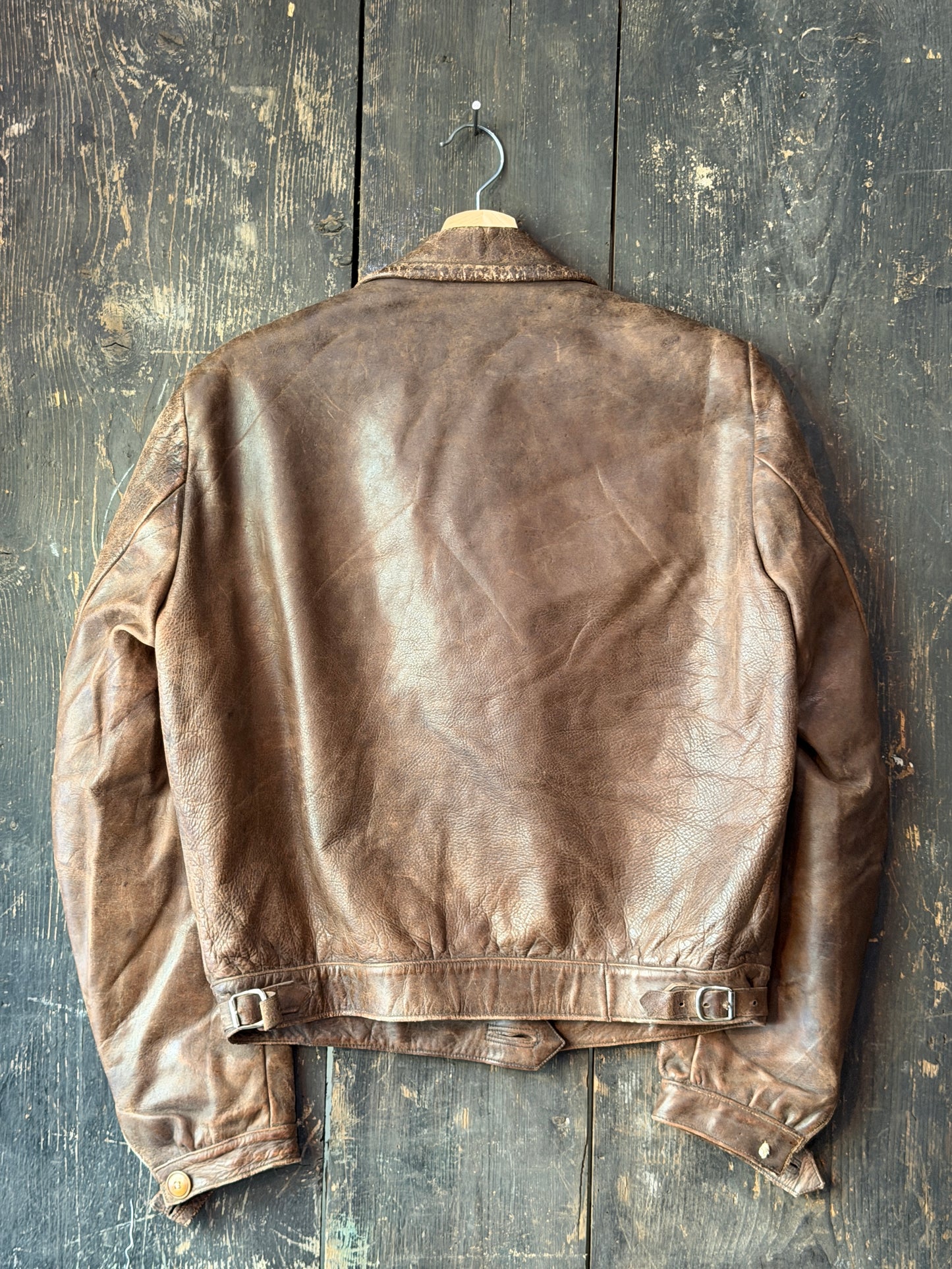 1960s German Leather Jacket