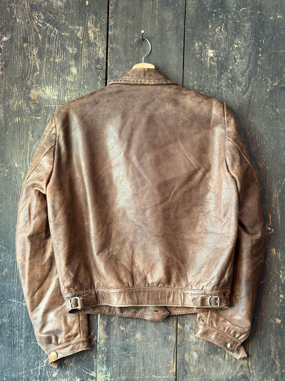 1960s German Leather Jacket