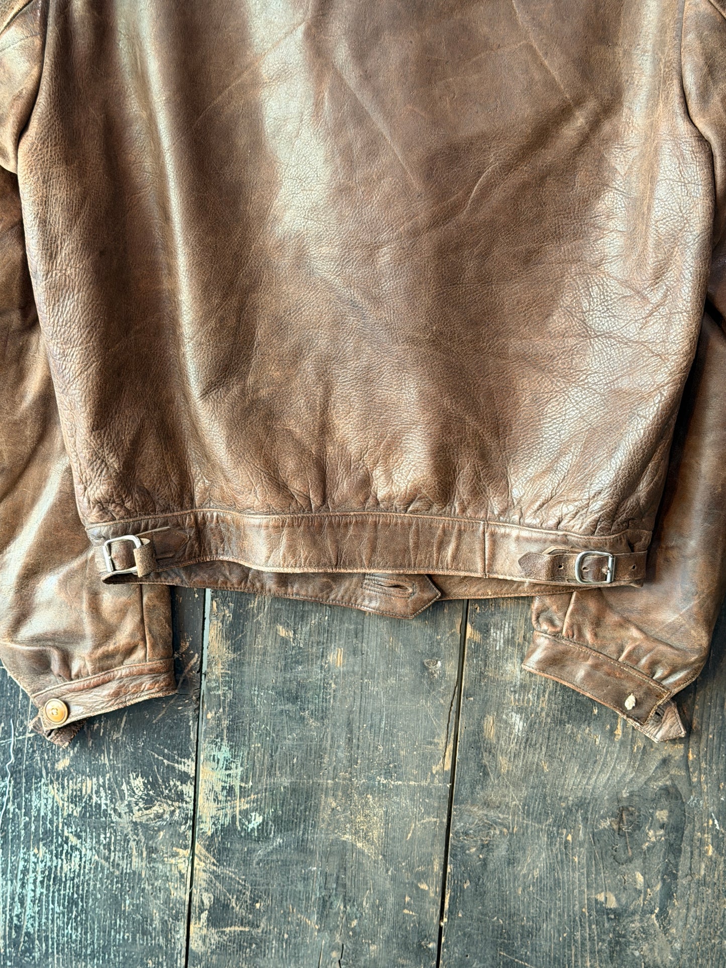 1960s German Leather Jacket