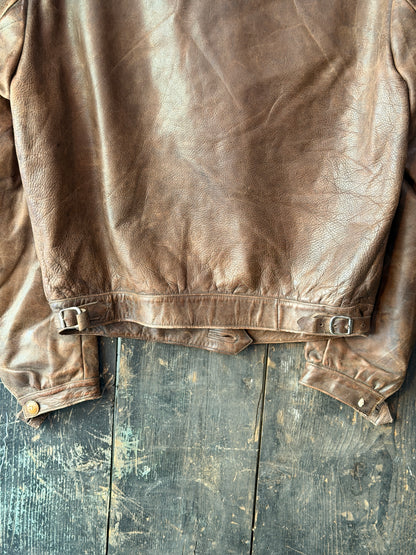 1960s German Leather Jacket