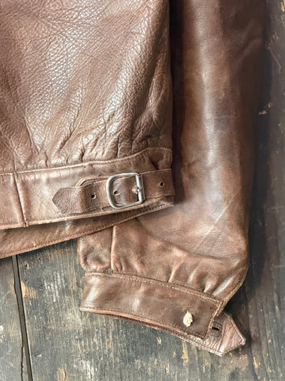 1960s German Leather Jacket