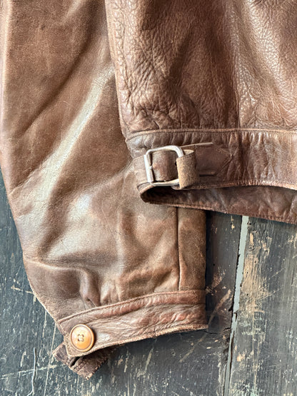 1960s German Leather Jacket