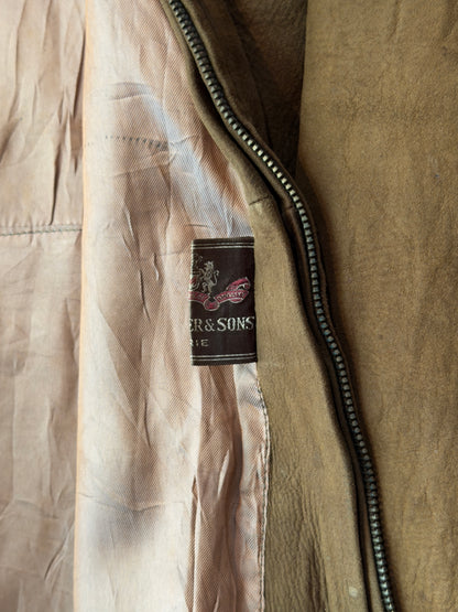 1950s P.A Meyer & Sons Leather Work Jacket