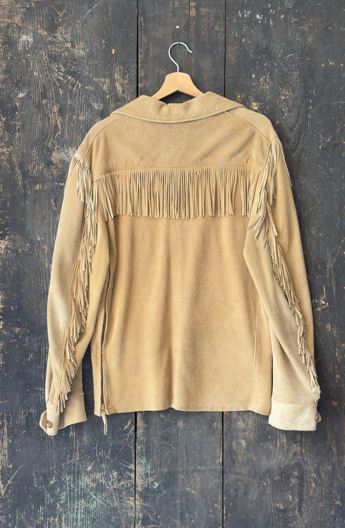1950s Trading Post Deerskin Leather Fringe Jacket