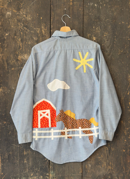 Vintage Custom Selvedge Chambray Shirt