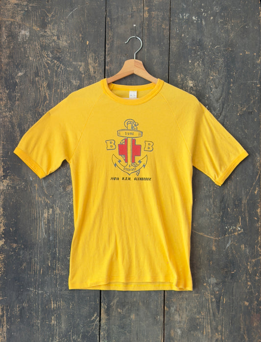 1980s N.S.W Australian Graphic Ringer Tee