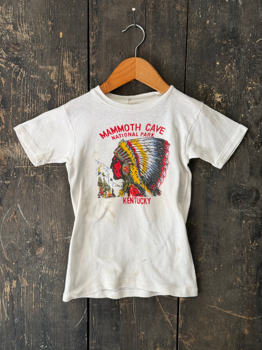 1950/60s Mammoth Cave National Park, Kentucky Kids Souvenir T-shirt