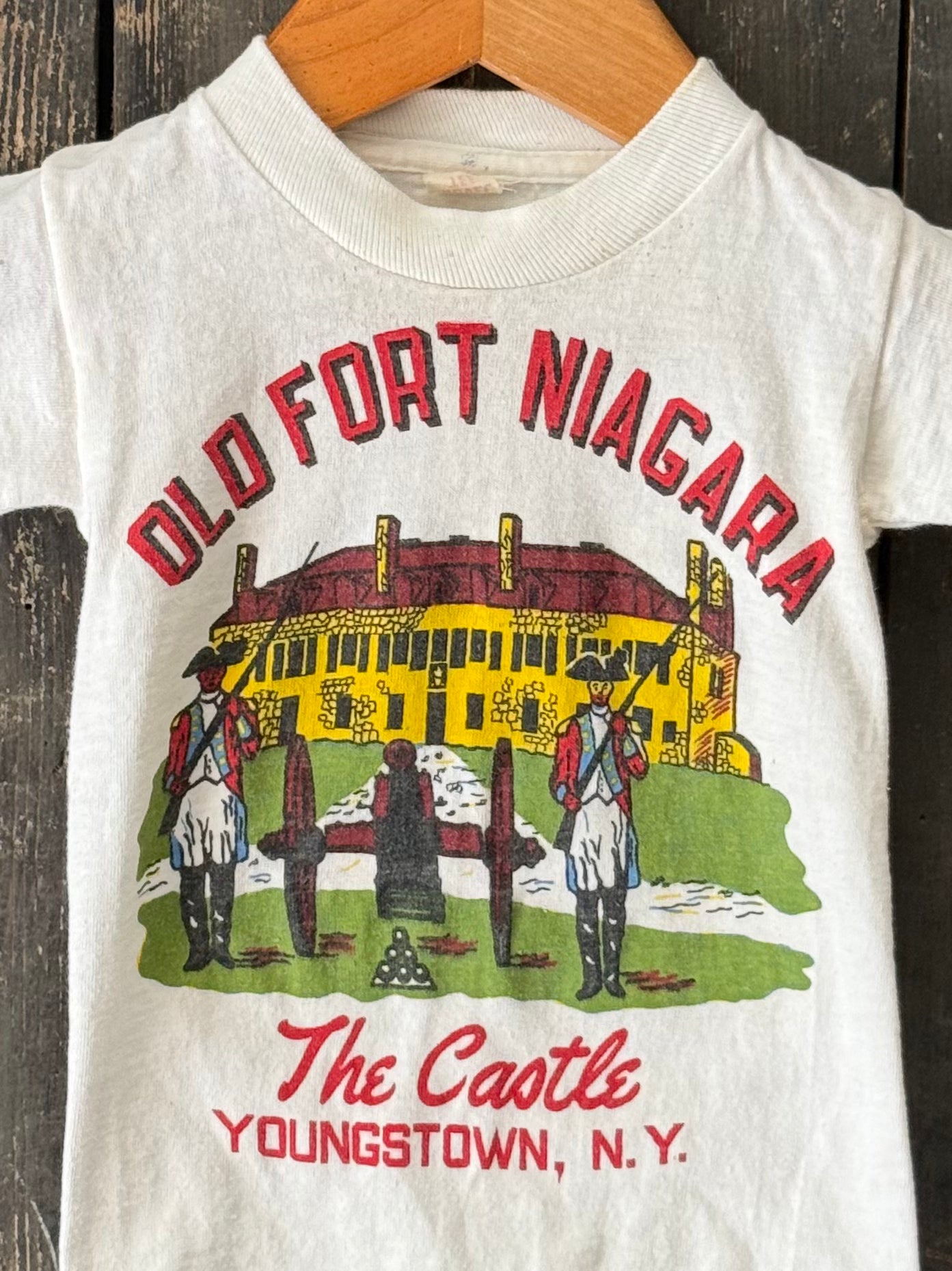 1960/70s Old Fort Niagara Kids Souvenir T-shirt