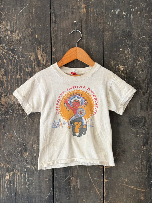 1960/70s Cherokee Reservation kids Souvenir T-shirt