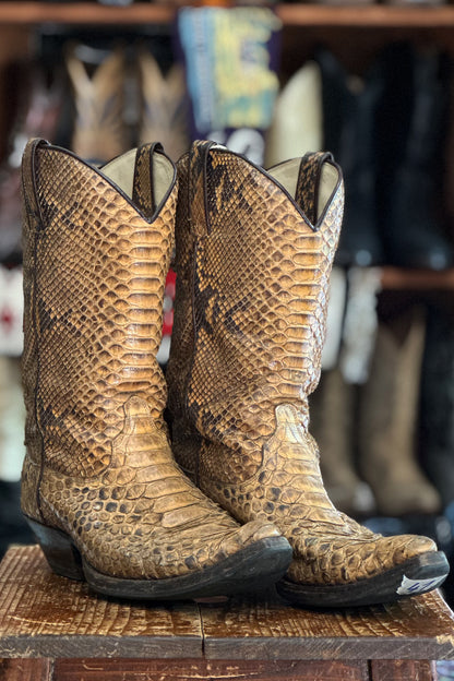 CowBoy Boots TONY MORA snake skin | UNION FADE VINTAGE MILANO