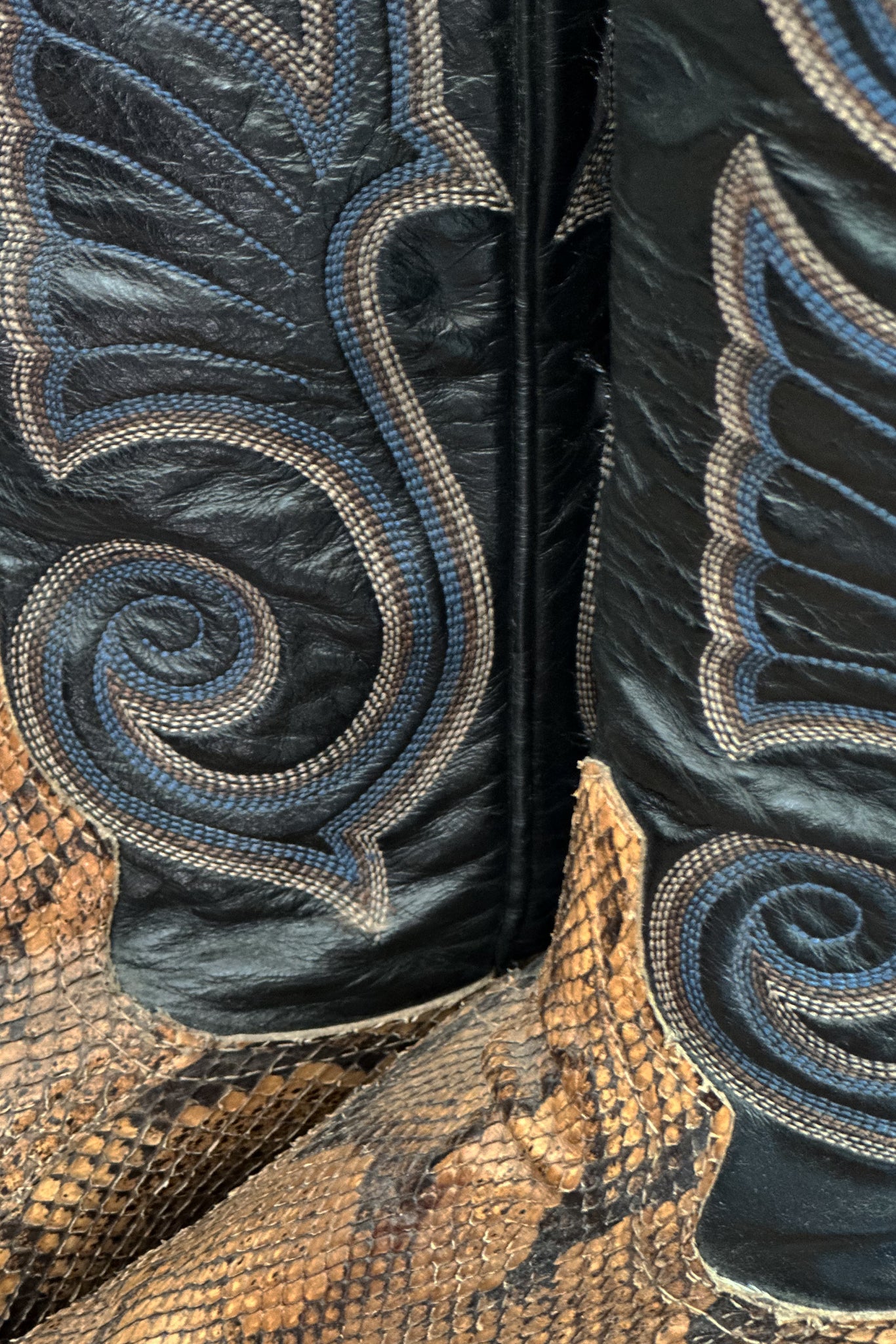 CowBoy Boots SNAKE SKIN | UNION FADE VINTAGE MILANO