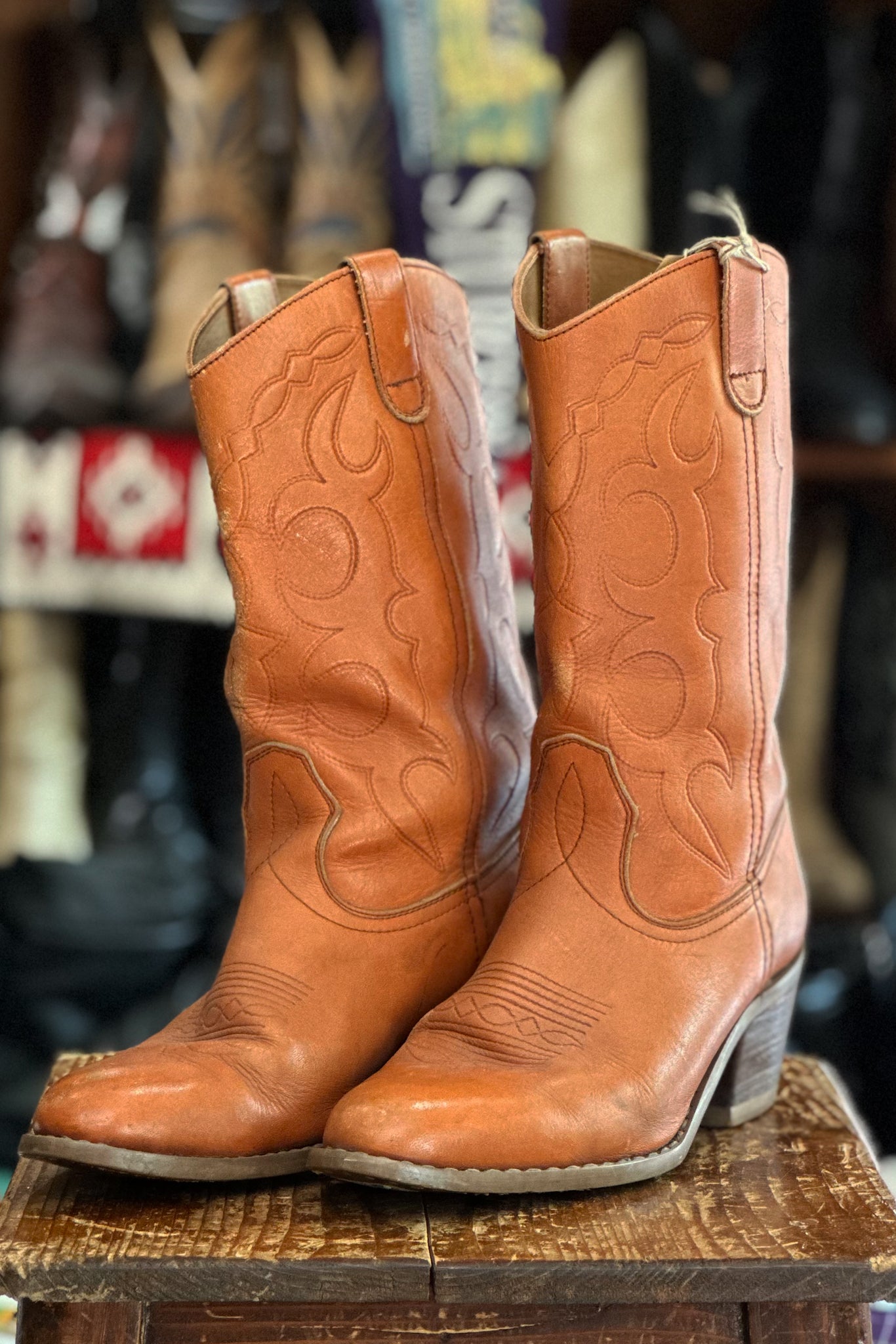 CowBoy Boots ORANGE | UNION FADE VINTAGE MILANO