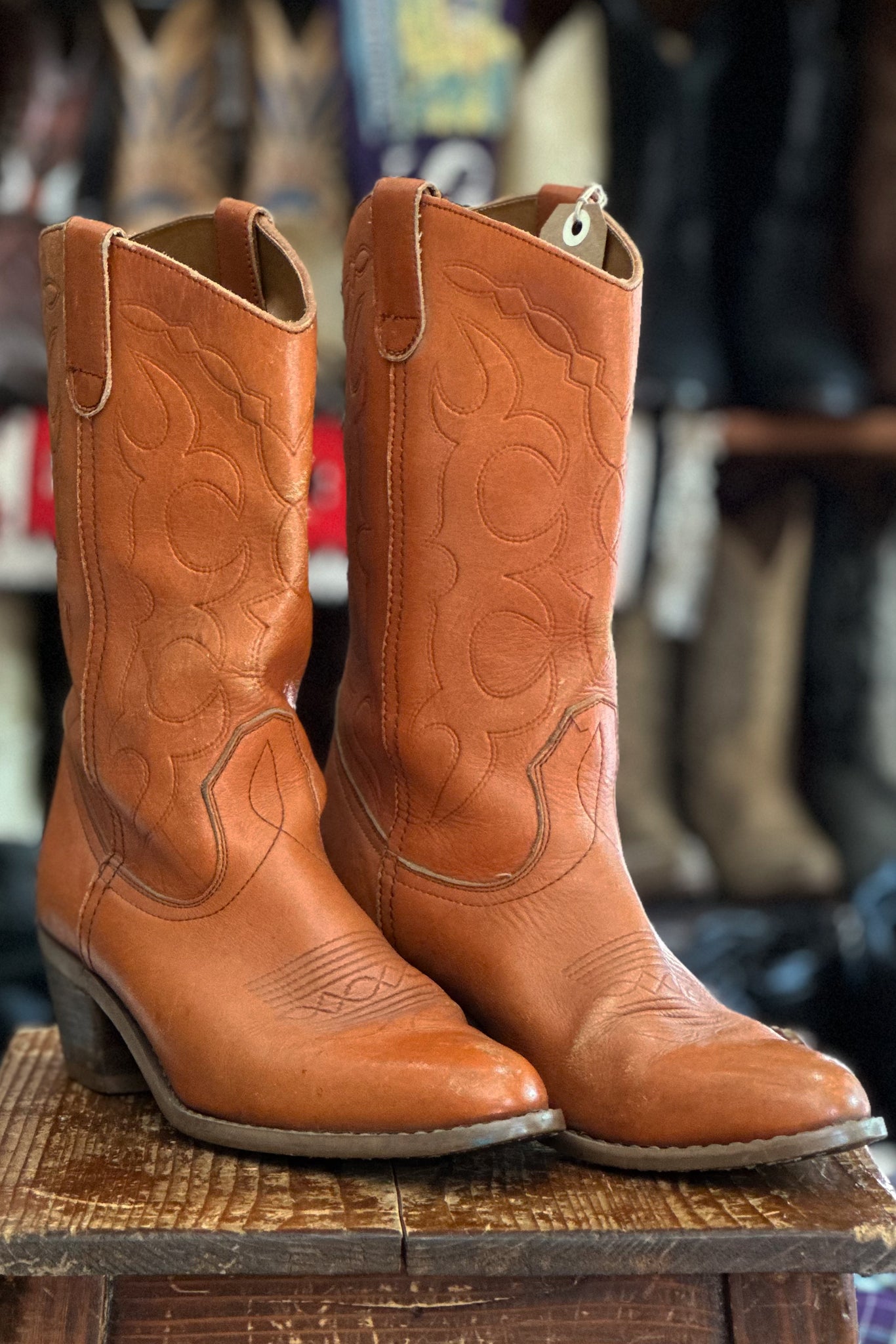 CowBoy Boots ORANGE | UNION FADE VINTAGE MILANO