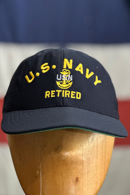 U.S. Navy Cap NAVY RETIRED | UNION FADE VINTAGE STORE