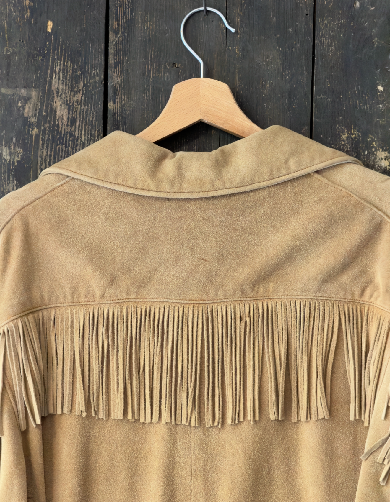 1950s Trading Post Deerskin Leather Fringe Jacket