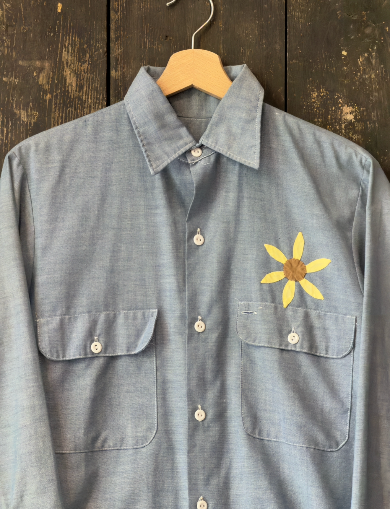Vintage Custom Selvedge Chambray Shirt
