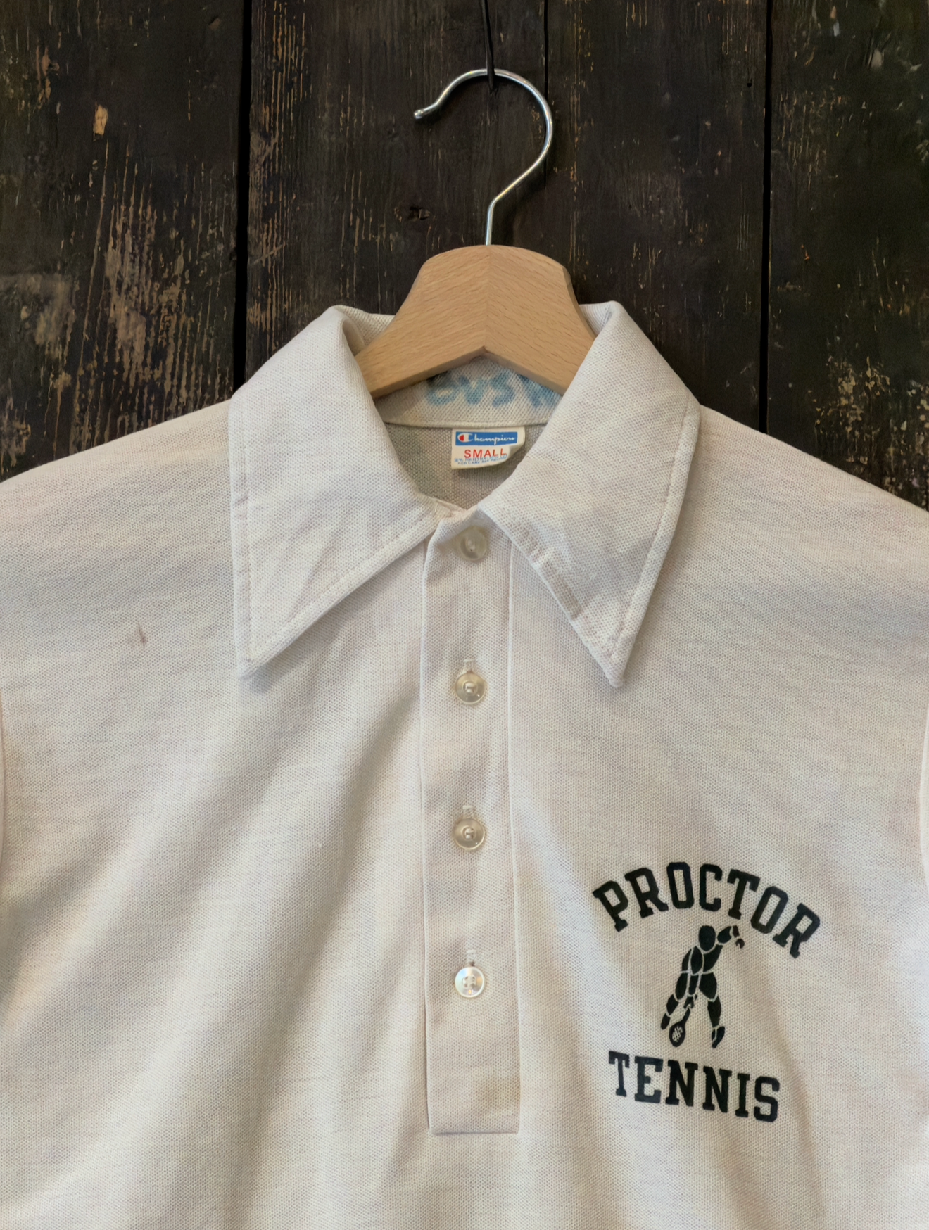 1970s Champion Proctor Tennis Academy Polo Shirt