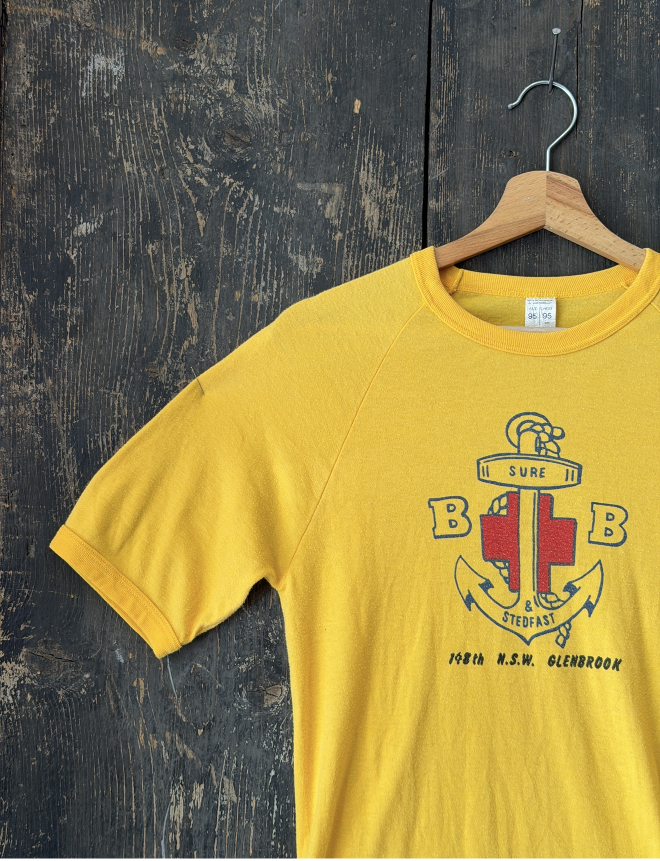 1980s N.S.W Australian Graphic Ringer Tee
