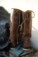 Load image into Gallery viewer, Nautical Boot leather  deadstok size 10