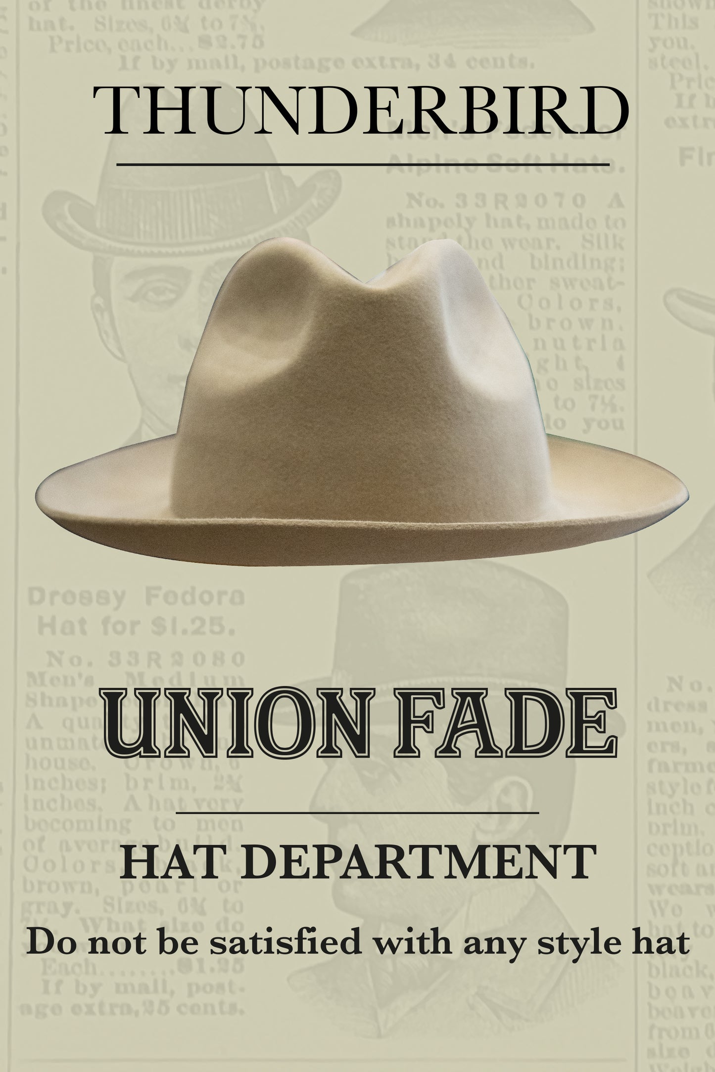 Thunderbird Union fade Hat Department | UNION FADE VINTAGE STORE